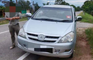 PADAH PANDU INNOVA TANPA LESEN, WARGA CHINA DITAHAN
