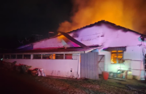 RUMAH BERHAMPIRAN HOSPITAL TUMPAT MUSNAH 60 PERATUS DALAM KEBAKARAN