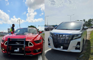JPJ SITA KENDERAAN MEWAH ALPHARD, MUSTANG