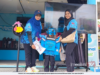SEMANGAT SI CILIK BERKOSTUM ROBOT CURI TUMPUAN, RAIH JOHAN FUN WALK EDU FUN MADANI