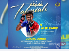 ANAK KELANTAN CIPTA SEJARAH, ALIFF RAKIB JUARA DUNIA ONE CHAMPIONSHIP