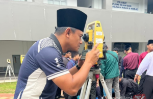 250 PESERTA DALAMI ILMU FALAK, TENTUKAN ARAH KIBLAT