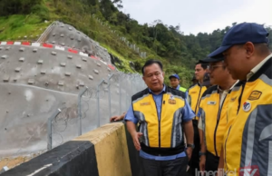 PROJEK PEMBAIKAN CERUN RM10.4 JUTA DI FT185 SIAP, TINGKAT KESELAMATAN PENGGUNA JALAN RAYA