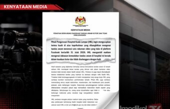 HKL NAFI VIDEO TANDAS KOTOR TULAR, SAHKAN BUKAN FASILITI HOSPITAL