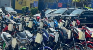 25 RX-Z ANTARA 45 MOTOSIKAL SELUDUP DISITA