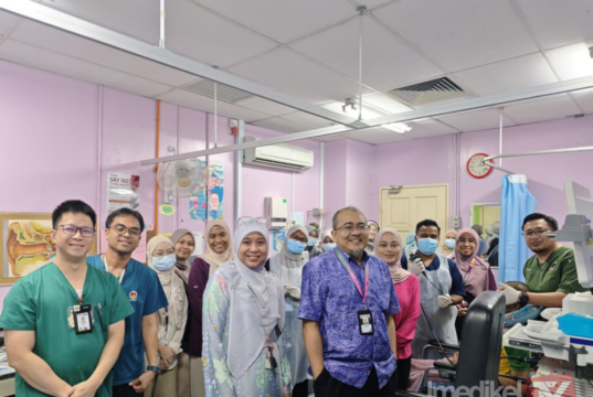 HPUSM CATAT SEJARAH, HOSPITAL PERTAMA MALAYSIA LAKSANA TNE GUNA GASTROSKOPI