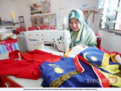 SEDIA BAJU, TANJAK JALUR GEMILANG SAMBUT MERDEKA