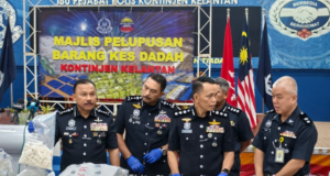 POLIS KELANTAN LUPUS 6,536 BARANG KES DADAH BERNILAI RM1.1 JUTA