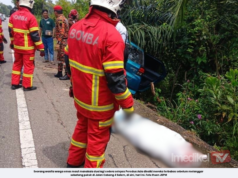 AXIA TERBABAS LANGGAR POKOK, WANITA WARGA EMAS MAUT, DUA CEDERA