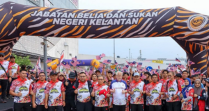 SUKAN BAHASA PENYATUAN, KLATE MEGA FUN RUN HIMPUN 4,000 PESERTA