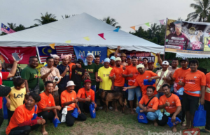SUKAN SEPAK TAKRAW, TARIK TALI SATUKAN DUA KAMPUNG SEMPENA HARI MALAYSIA