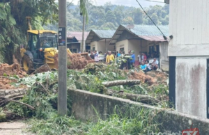 HUJAN LEBAT TIGA JAM PUNCA TANAH RUNTUH DI KAMPUNG SUNGAI UBI – PENGARAH APM