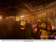 5 PREMIS PERNIAGAAN BERHAMPIRAN KAWASAN IKONIK JETI CHEW TERBAKAR