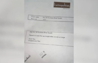 SURAT VOKALIS LINKIN PARK KEPADA SITI DITEMUI SELEPAS LEBIH DUA DEKAD