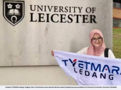 GRADUAN TVETMARA LEDANG TEMBUS UNIVERSITY OF LEICESTER, TERIMA PENGECUALIAN PENUH YURAN