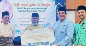 MUIP AGIH RM262,000 BAIKPULIH 66 SURAU SEKOLAH DI PAHANG
