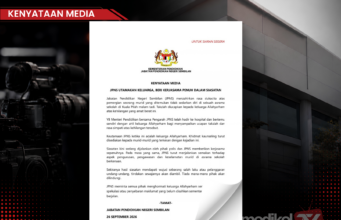 JPNS BERI KERJASAMA PENUH SIASAT KEMATIAN MURID DI ASRAMA