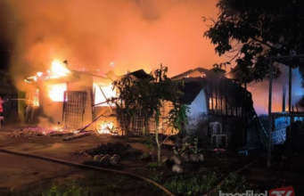 RUMAH SEPARUH KEKAL MUSNAH DALAM KEBAKARAN