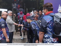 121 PESERTA DAKI GUNUNG IRAU, SEMPENA KEPUTERAAN SULTAN PAHANG