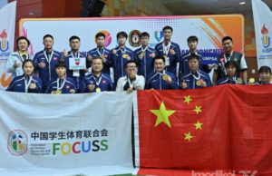 KONTINJEN CHINA BUKTI KEHEBATAN SELAKU JUARAASIAN UNIVERSITY TABLE TENNIS