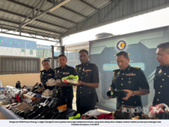 PELBAGAI BARANGAN JENAMA TIRUAN BERNILAI RM3.15 JUTA DILUPUSKAN