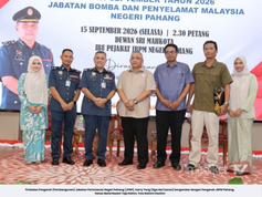 SMPEM SALUR PAM ANGKUT BANTU JBPM PAHANG PADAM KEBAKARAN HUTAN PAYA GAMBUT