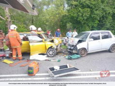TIGA TERSEPIT DALAM DUA NAHAS PERDOUA KELISA DI TOK BALI