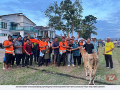 TARIKAN HADIAH LEMBU ACARA SUKAN RAKYAT, ERATKAN SILATURAHIM TIGA KAMPUNG