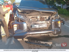 WARGA EMAS MAUT TERSEPIT BAWAH TRITON DALAM NAHAS TIGA KENDERAAN