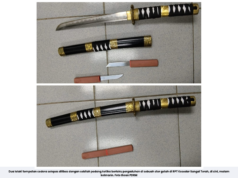 DUA LELAKI CEDERA DILIBAS PEDANG