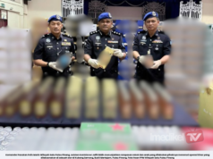 STOR BARANG TAK BERCUKAI DISERBU, PELBAGAI ROKOK SELUDUP, ARAK LEBIH RM700,000 DIRAMPAS