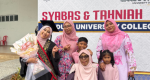 KASIH IBU JADI KEKUATAN, NUR FATHIAH RAIH ANUGERAH REKTOR