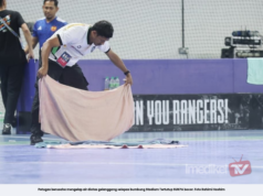 BUMBUNG STADIUM TERTUTUP SUKPA BOCOR, PERLU DIBAIKI SEGERA
