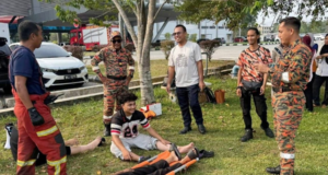 LATIHAN PENGUNGSIAN BANGUNAN, FIRE DRILL TINGKAT KEMAHIRAN HADAPI BENCANA