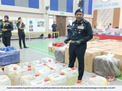 POLIS GEMPUR RUMAH DIJADIKAN MAKMAL DADAH, RAMPASAN BERNILAI RM18.19 JUTA