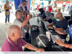 JPJ PAHANG AGIH 600 UNIT TOPI KELEDAR KEPADA KOMUNITI RAUB