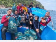 10 PENYELAM KUMPUL 62.75KG SISA MARIN DI TIGA LOKASI PULAU TIOMAN