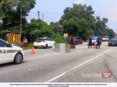 DUA PENUNGGANG MAUT DALAM DUA NAHAS MOTOSIKAL DI JEDOK